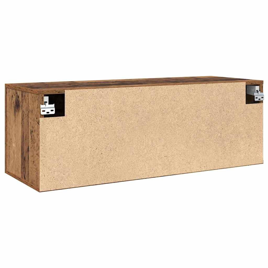 vidaXL Szafka ścienna Stare drewno 100 x 36,5 x 35 cm