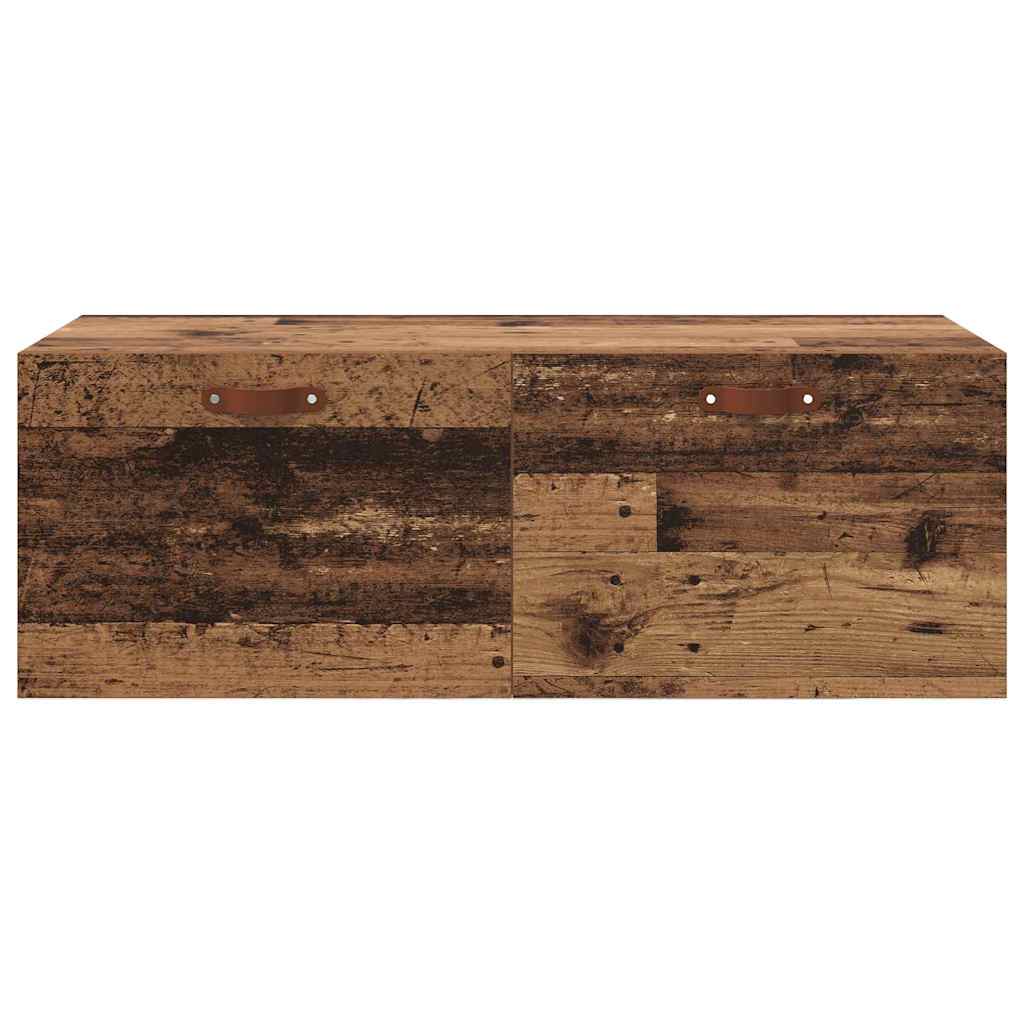vidaXL Szafka ścienna Stare drewno 100 x 36,5 x 35 cm