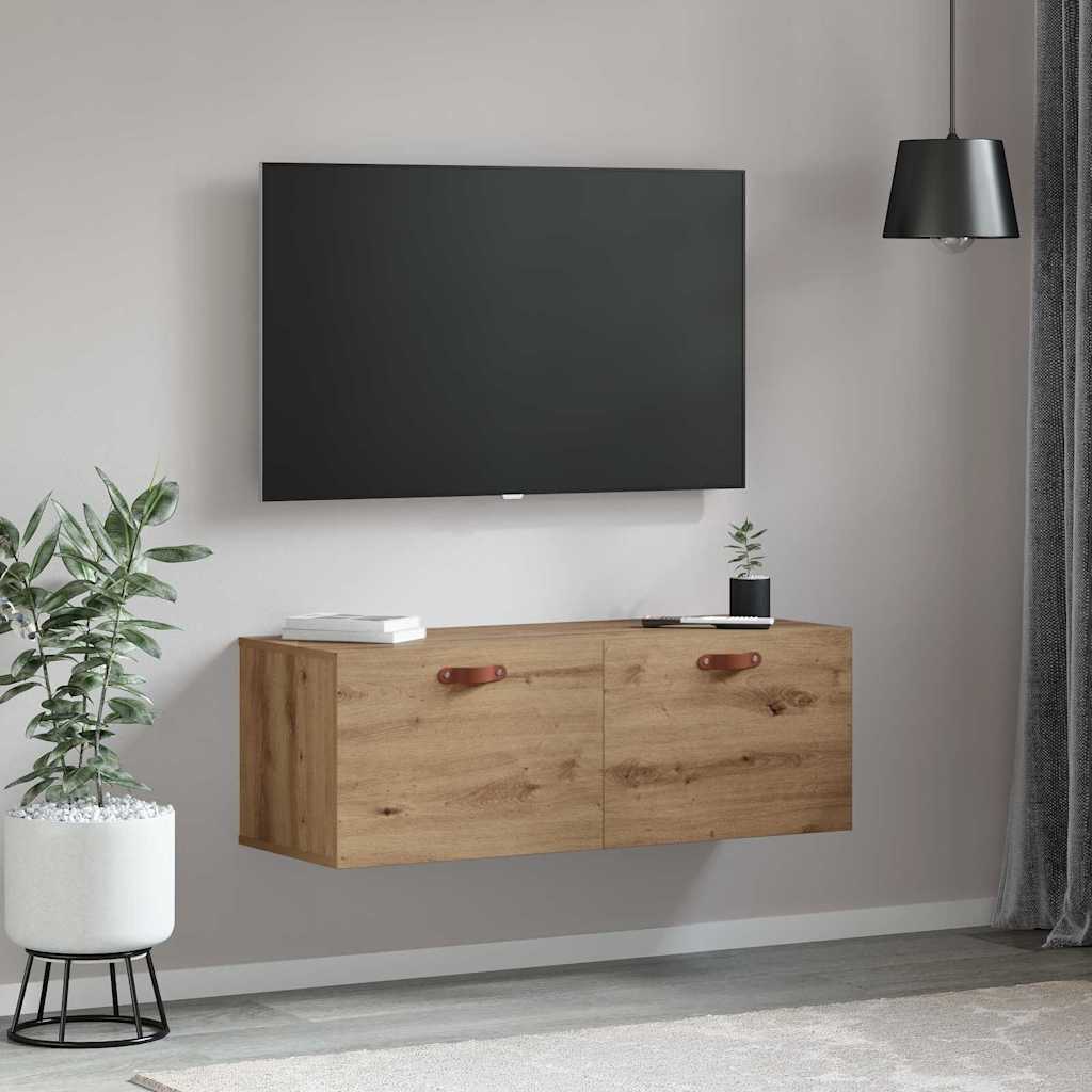 vidaXL Szafka ścienna Dąb rzemieślniczy 100 x 36,5 x 35 cm