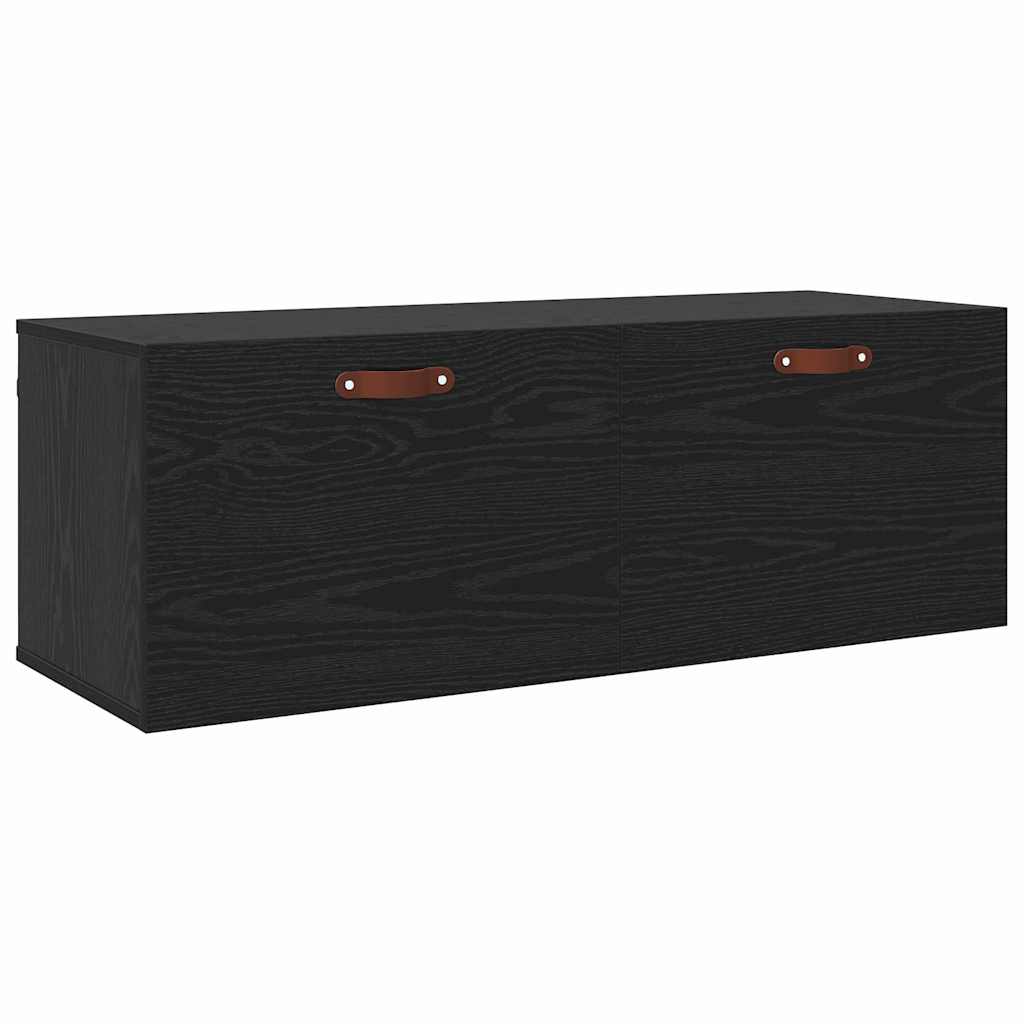 vidaXL Szafka ścienna Czarny Dąb 100 x 36,5 x 35 cm