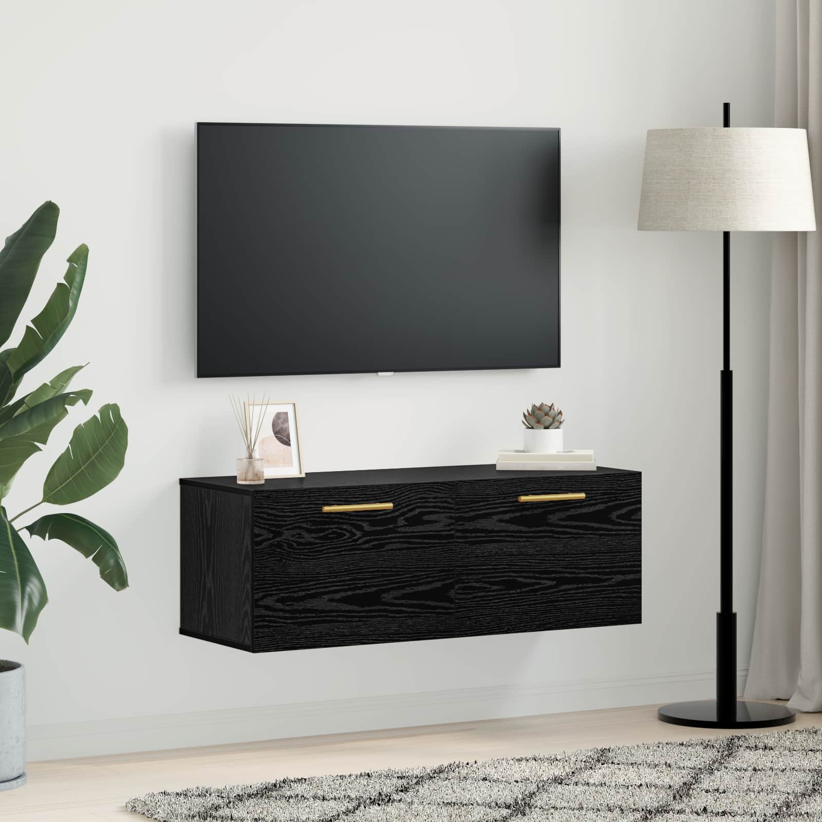 vidaXL Szafka ścienna 100 x 36.5 x 35 cm Drewno inżynieryjne