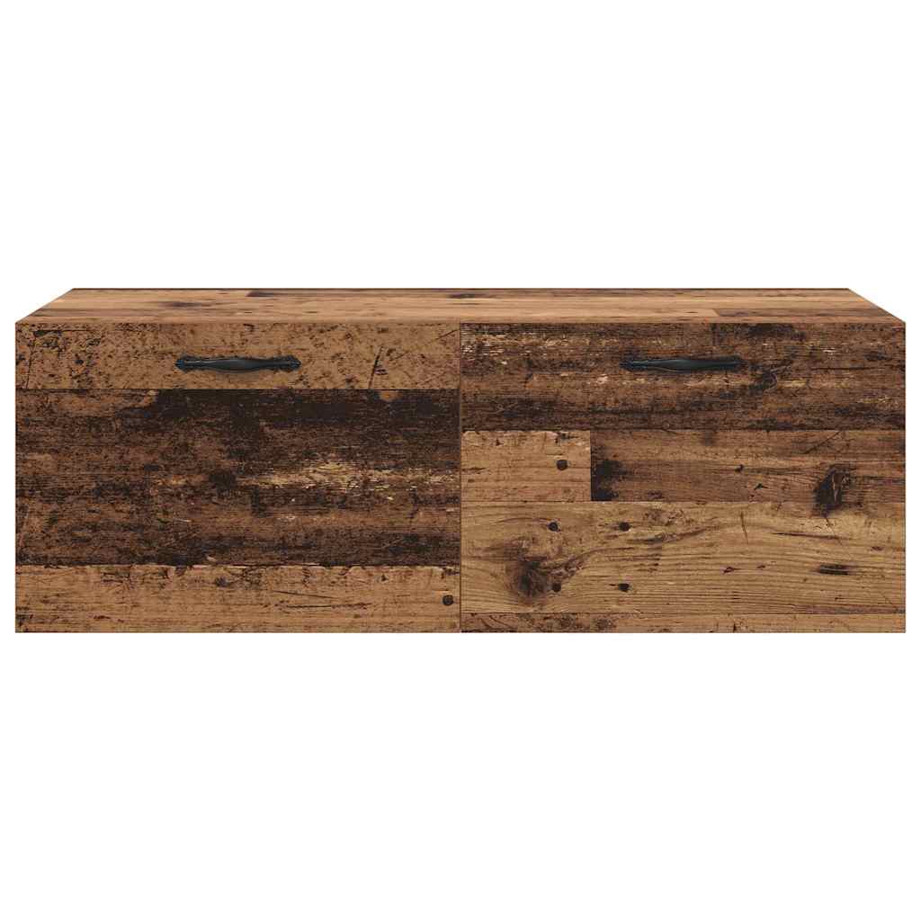 vidaXL Szafka ścienna Stare drewno 100 x 36,5 x 35 cm