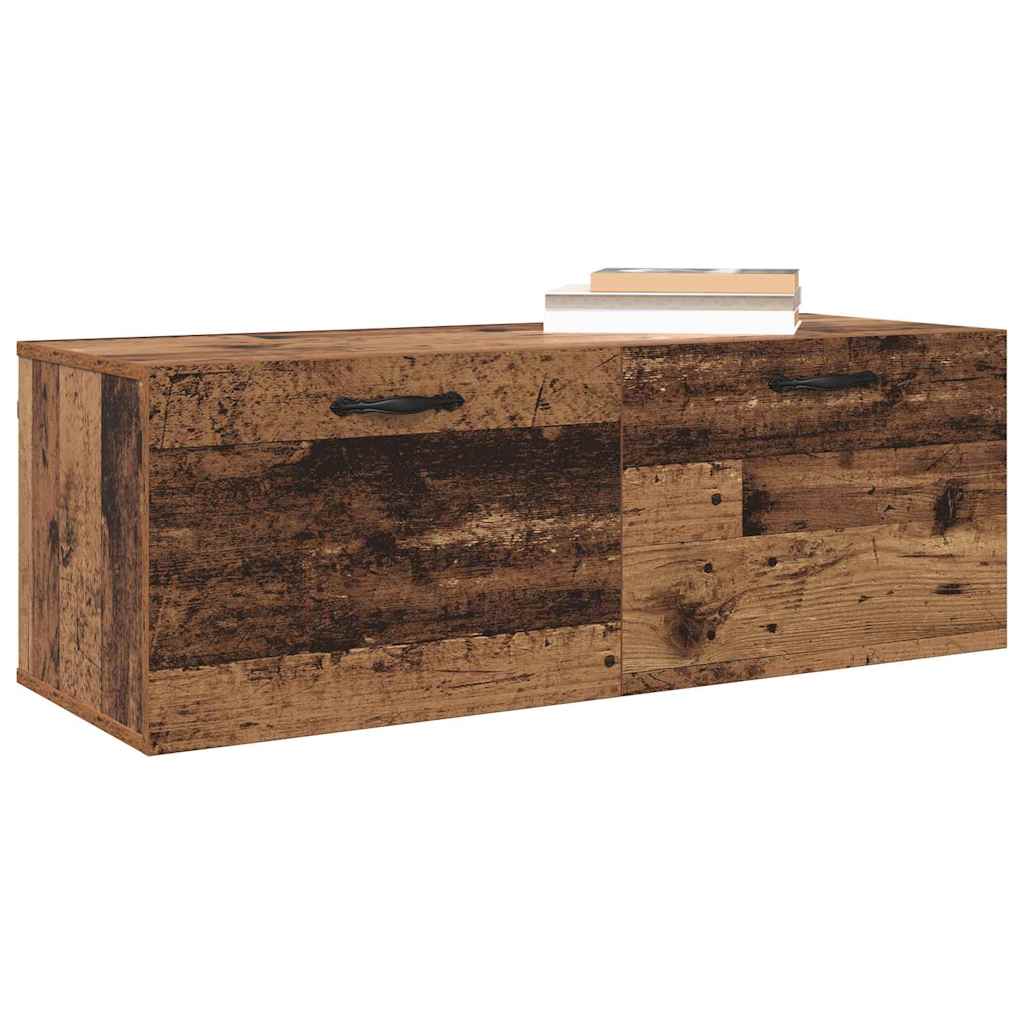 vidaXL Szafka ścienna Stare drewno 100 x 36,5 x 35 cm