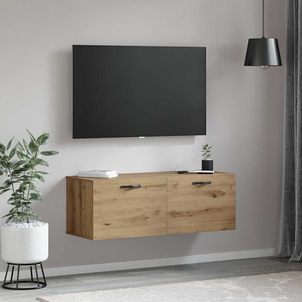 vidaXL Szafka ścienna Dąb rzemieślniczy 100 x 36,5 x 35 cm