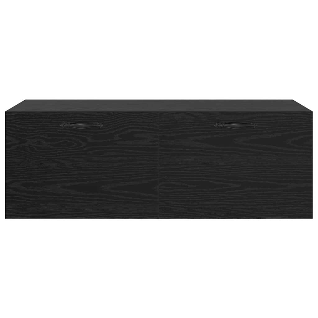 vidaXL Szafka ścienna Czarny Dąb 100 x 36,5 x 35 cm