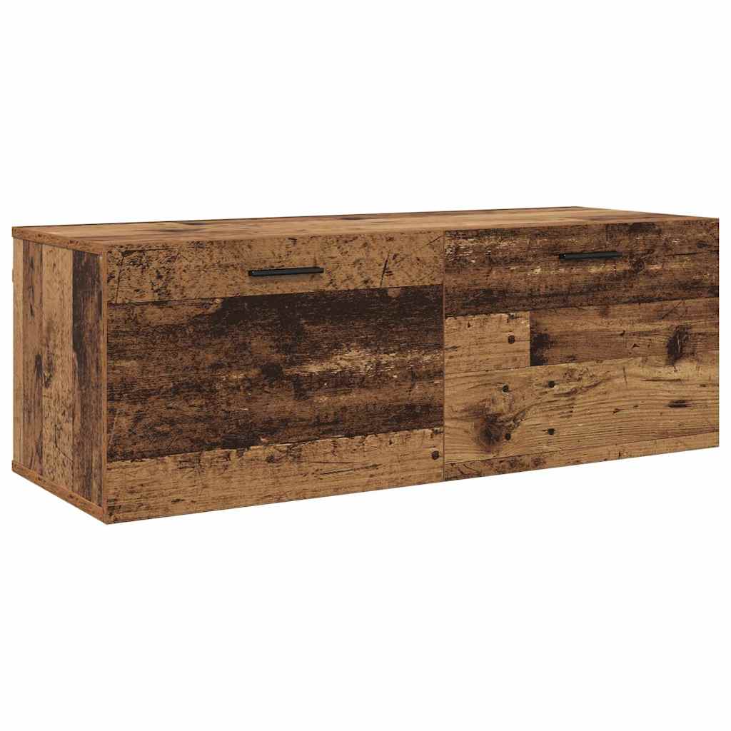 vidaXL Szafka ścienna Stare drewno 100 x 36,5 x 35 cm