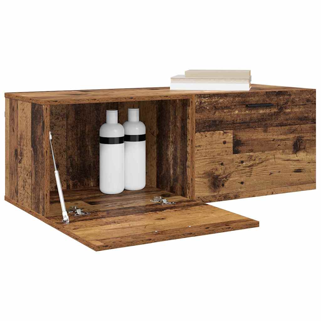 vidaXL Szafka ścienna Stare drewno 100 x 36,5 x 35 cm