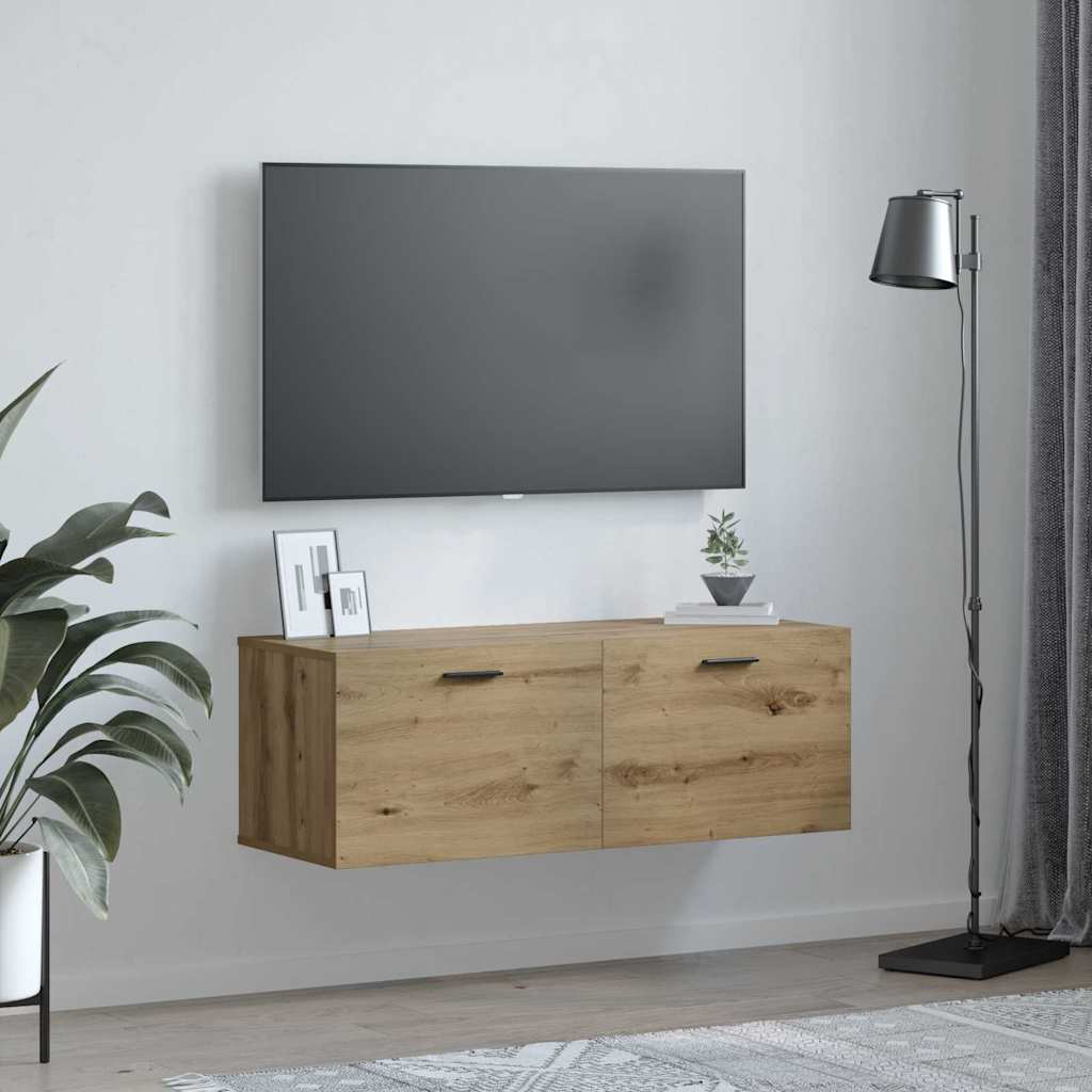 vidaXL Szafka ścienna Dąb rzemieślniczy 100 x 36,5 x 35 cm