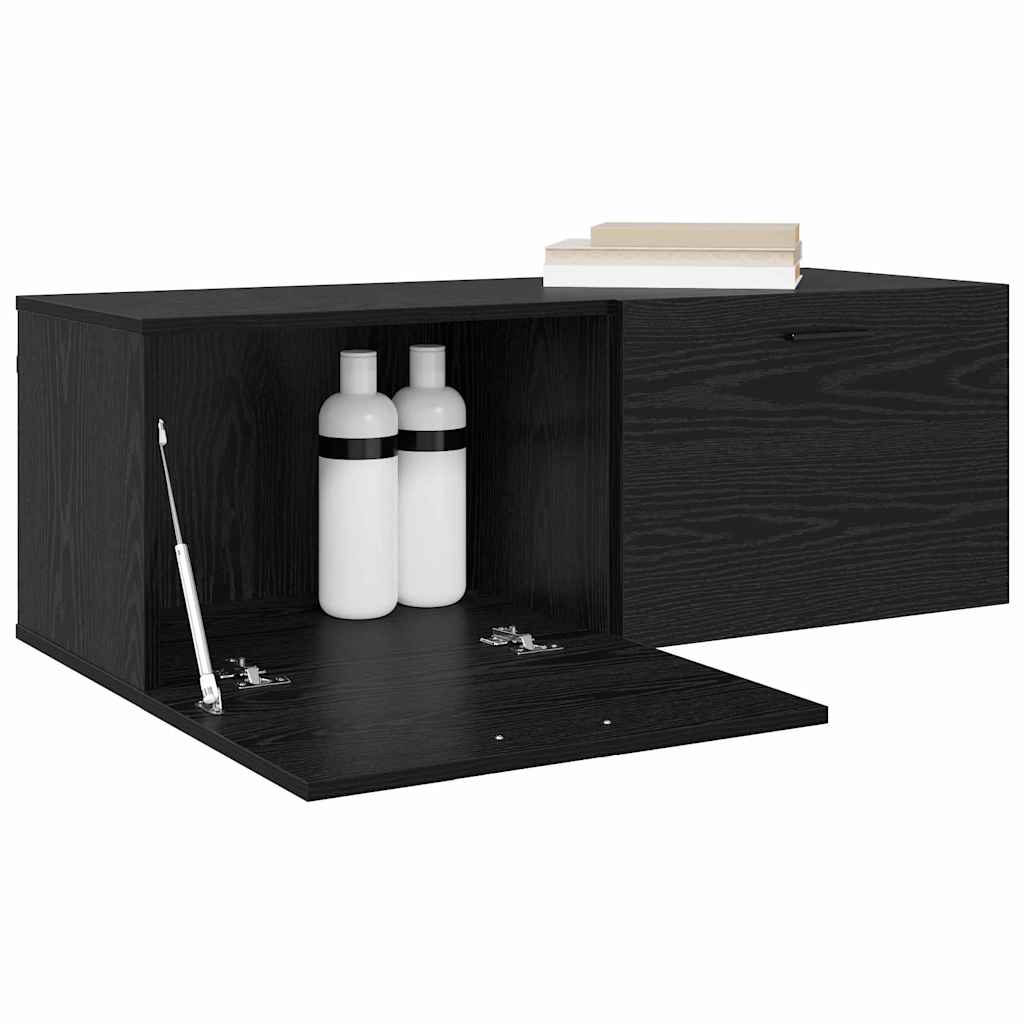 vidaXL Szafka ścienna Czarny Dąb 100 x 36,5 x 35 cm