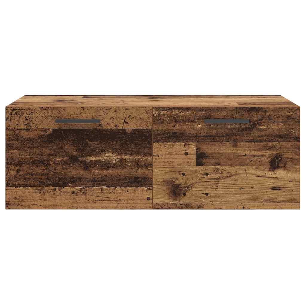 vidaXL Szafka ścienna Stare drewno 100 x 36.5 x 35 cm