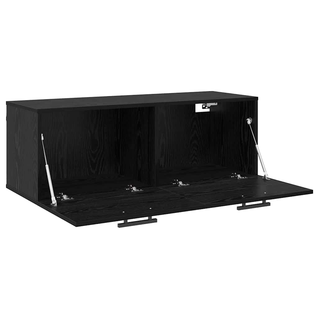 vidaXL Szafka ścienna Czarny dąb 100 x 36.5 x 35 cm