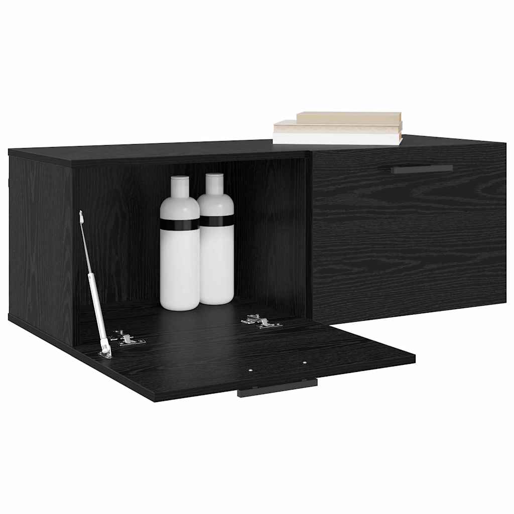 vidaXL Szafka ścienna Czarny dąb 100 x 36.5 x 35 cm