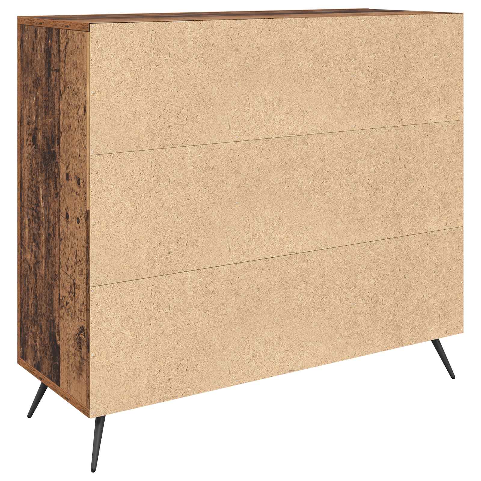 vidaXL Bufet Stare drewno 89,5 x 34 x 80 cm Materiał drewnopochodny