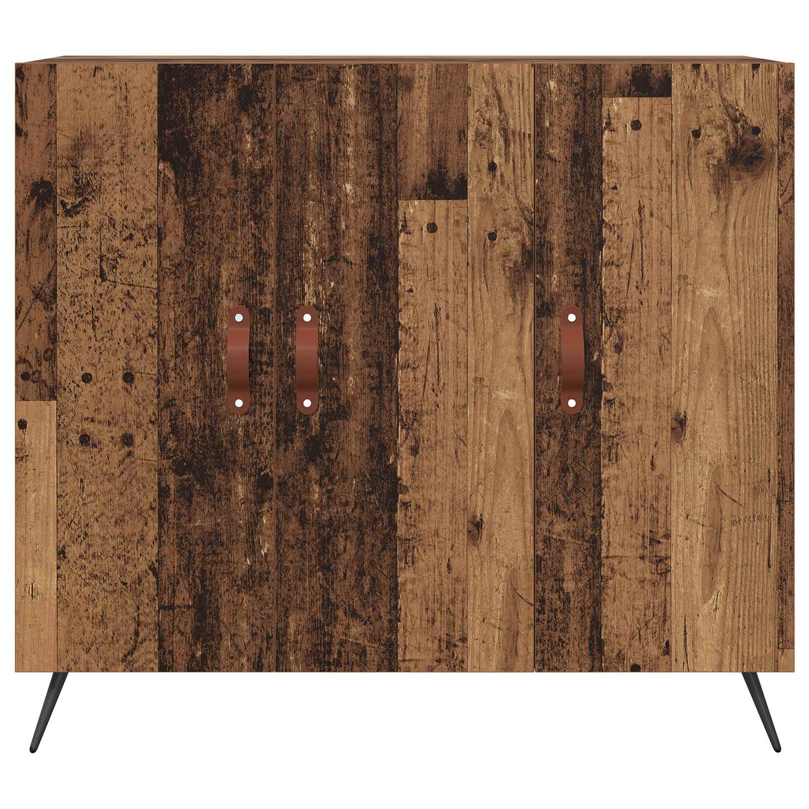 vidaXL Bufet Stare drewno 89,5 x 34 x 80 cm Materiał drewnopochodny