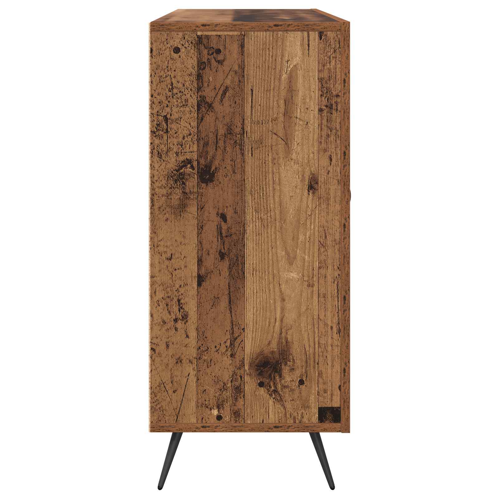 vidaXL Bufet Stare drewno 89,5 x 34 x 80 cm Materiał drewnopochodny