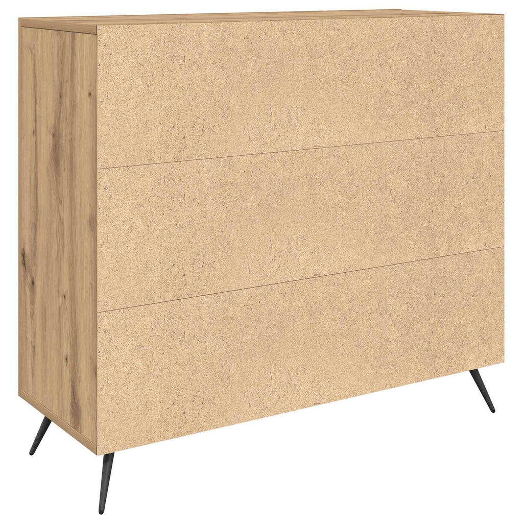 vidaXL Bufet Dąb rzemieślniczy 89,5 x 34 x 80 cm
