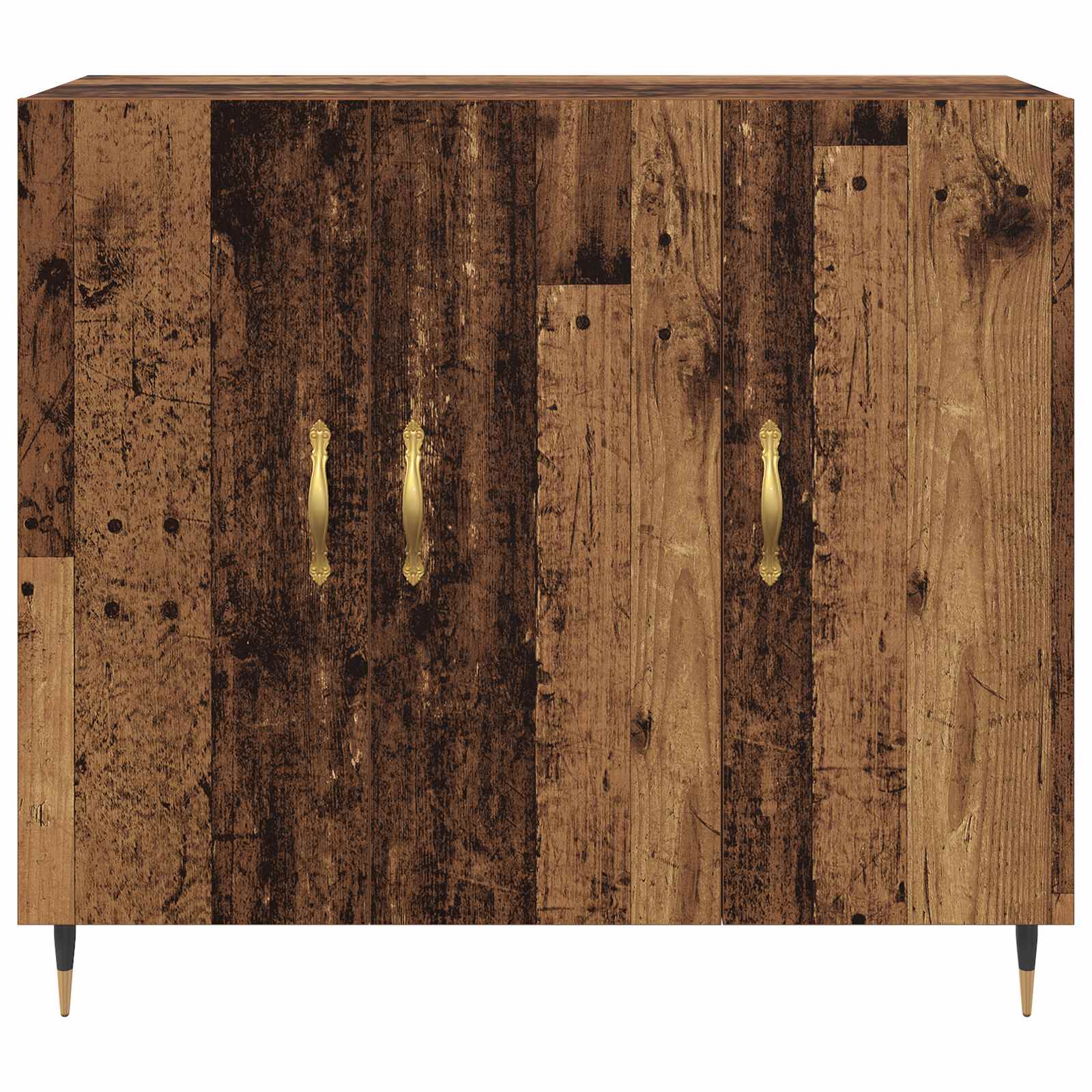 vidaXL Bufet Stare drewno 90 x 34 x 80 cm Materiał drewnopochodny
