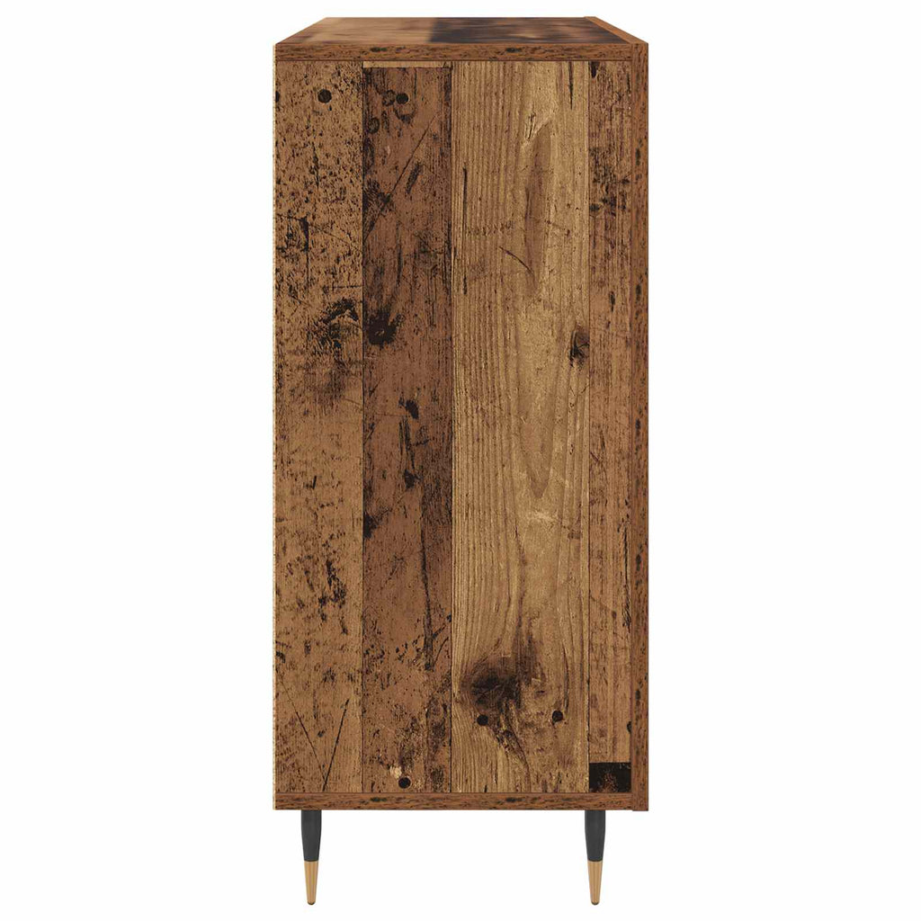 vidaXL Bufet Stare drewno 90 x 34 x 80 cm Materiał drewnopochodny