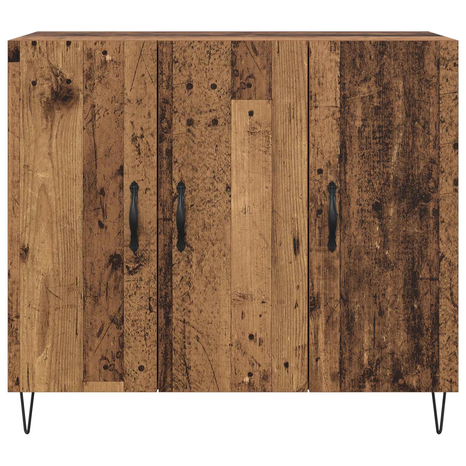 vidaXL Bufet Stare drewno 90 x 32,5 x 80 cm Materiał drewnopochodny