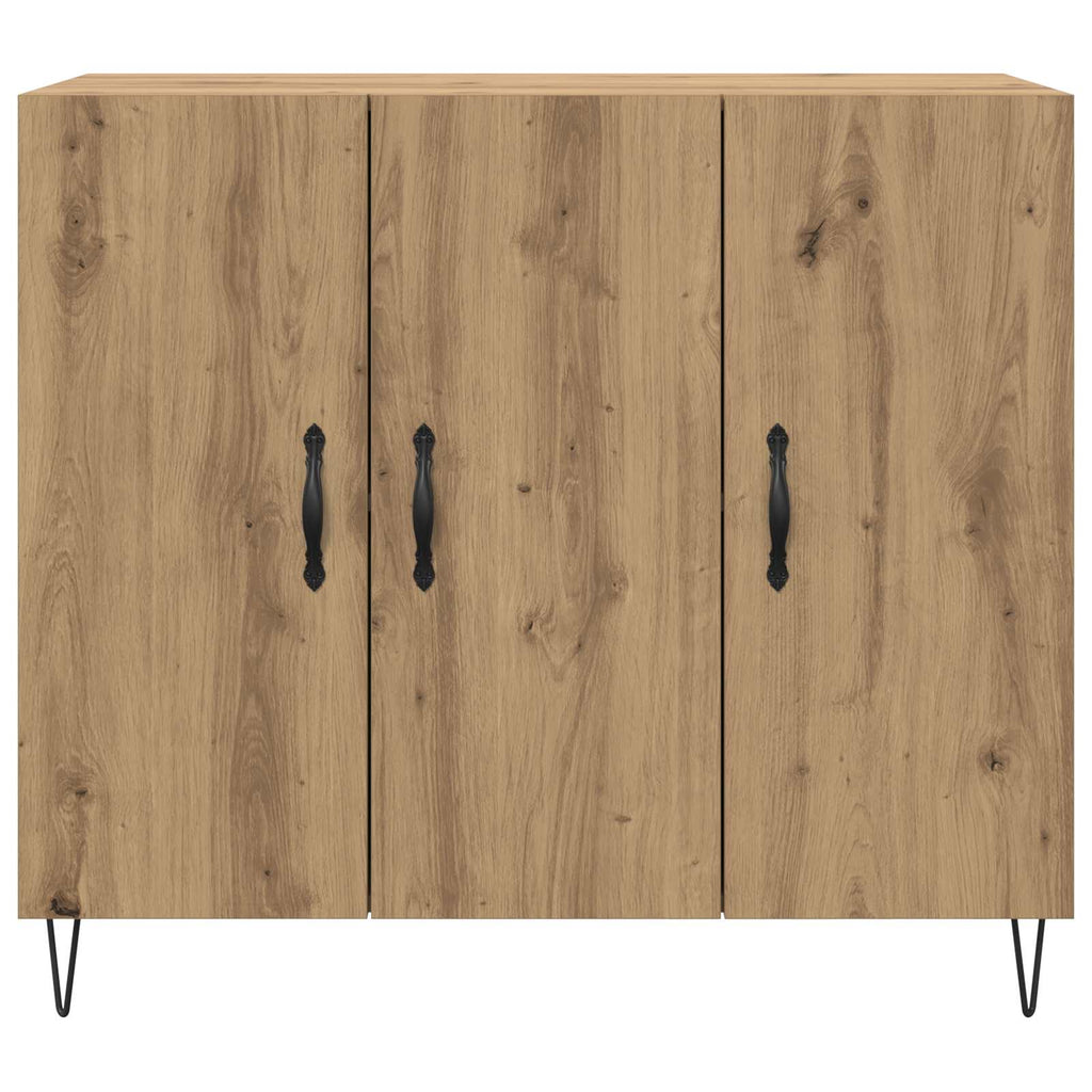 vidaXL Bufet Dąb rzemieślniczy 90 x 32,5 x 80 cm