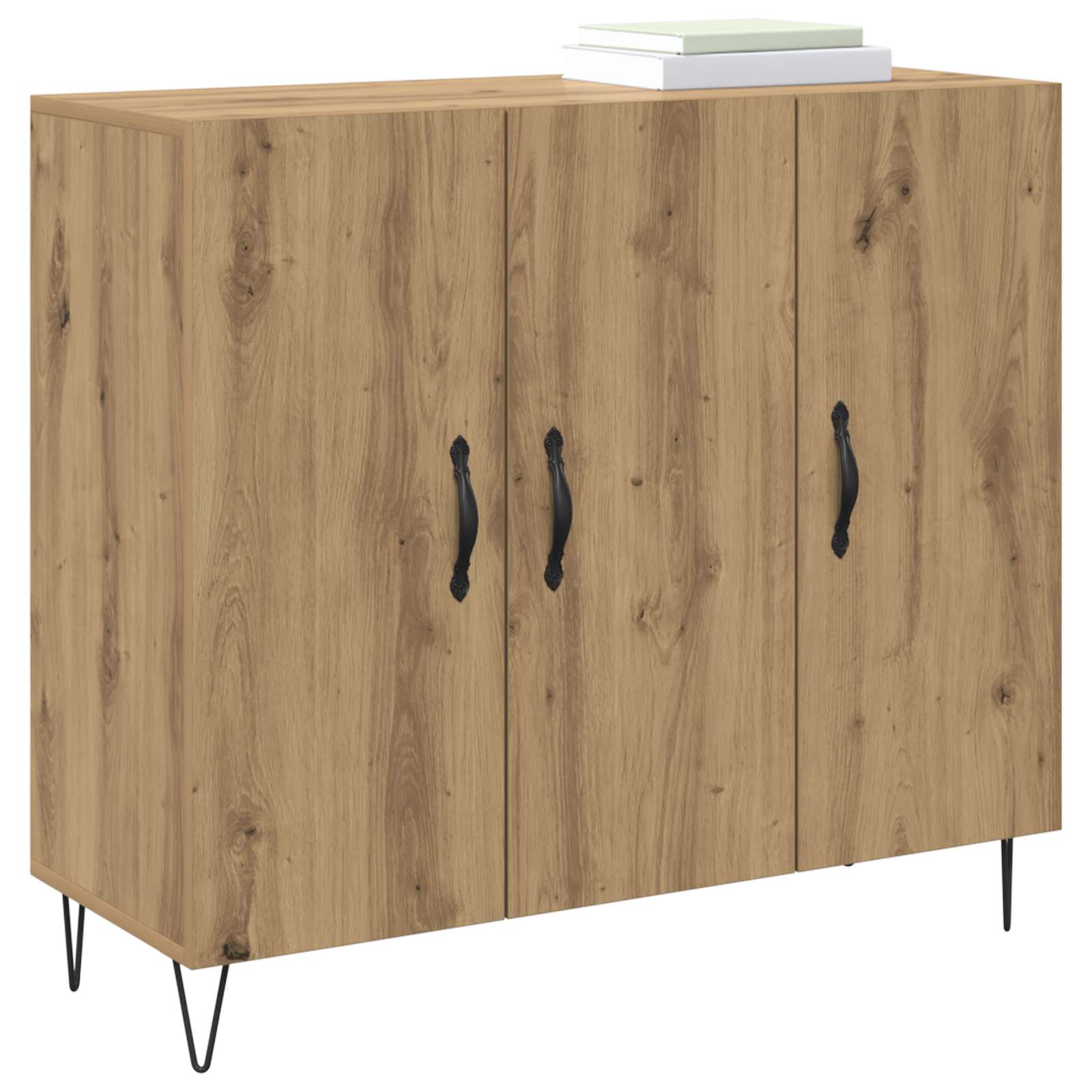 vidaXL Bufet Dąb rzemieślniczy 90 x 32,5 x 80 cm