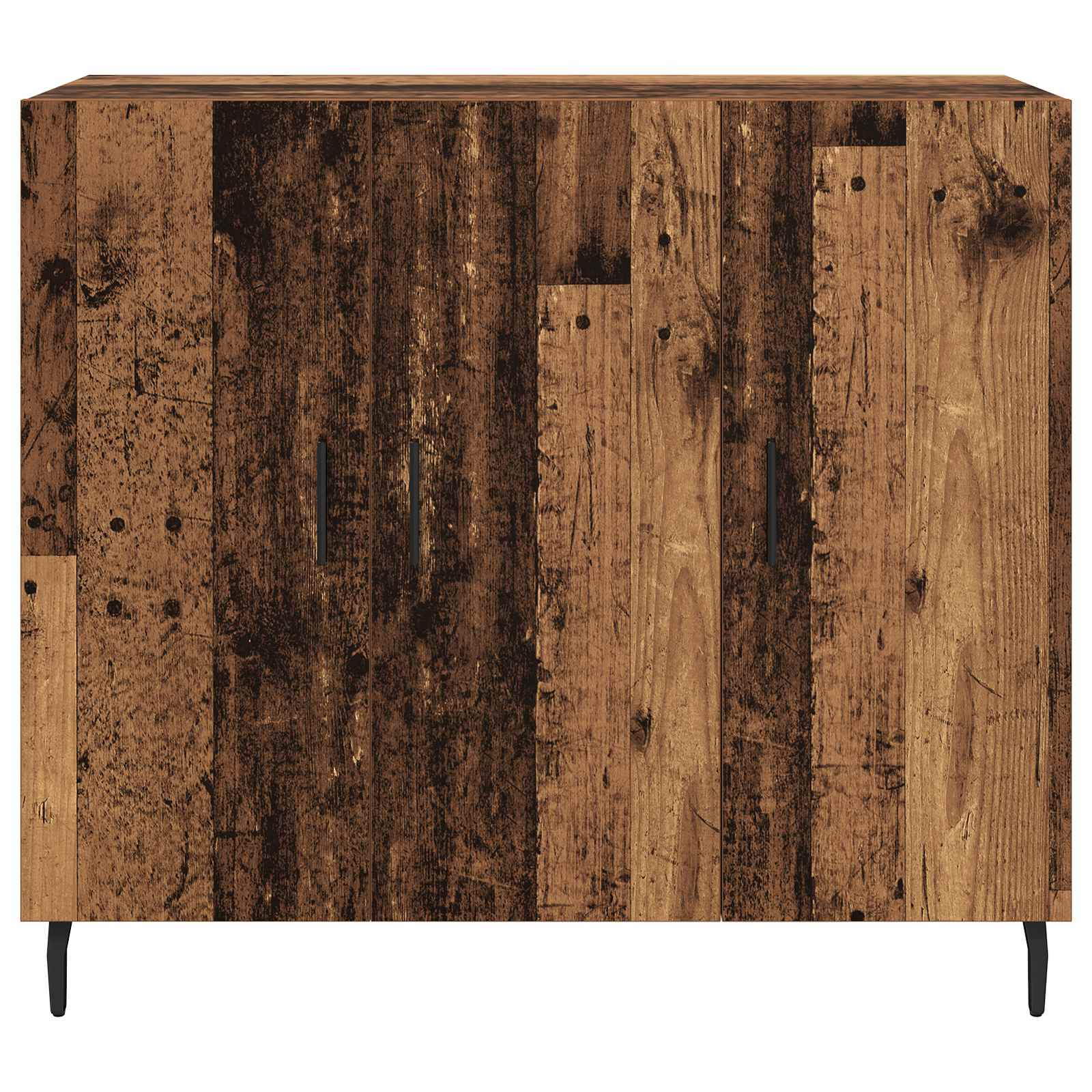 vidaXL Bufet Stare drewno 90 x 34 x 80 cm Materiał drewnopochodny