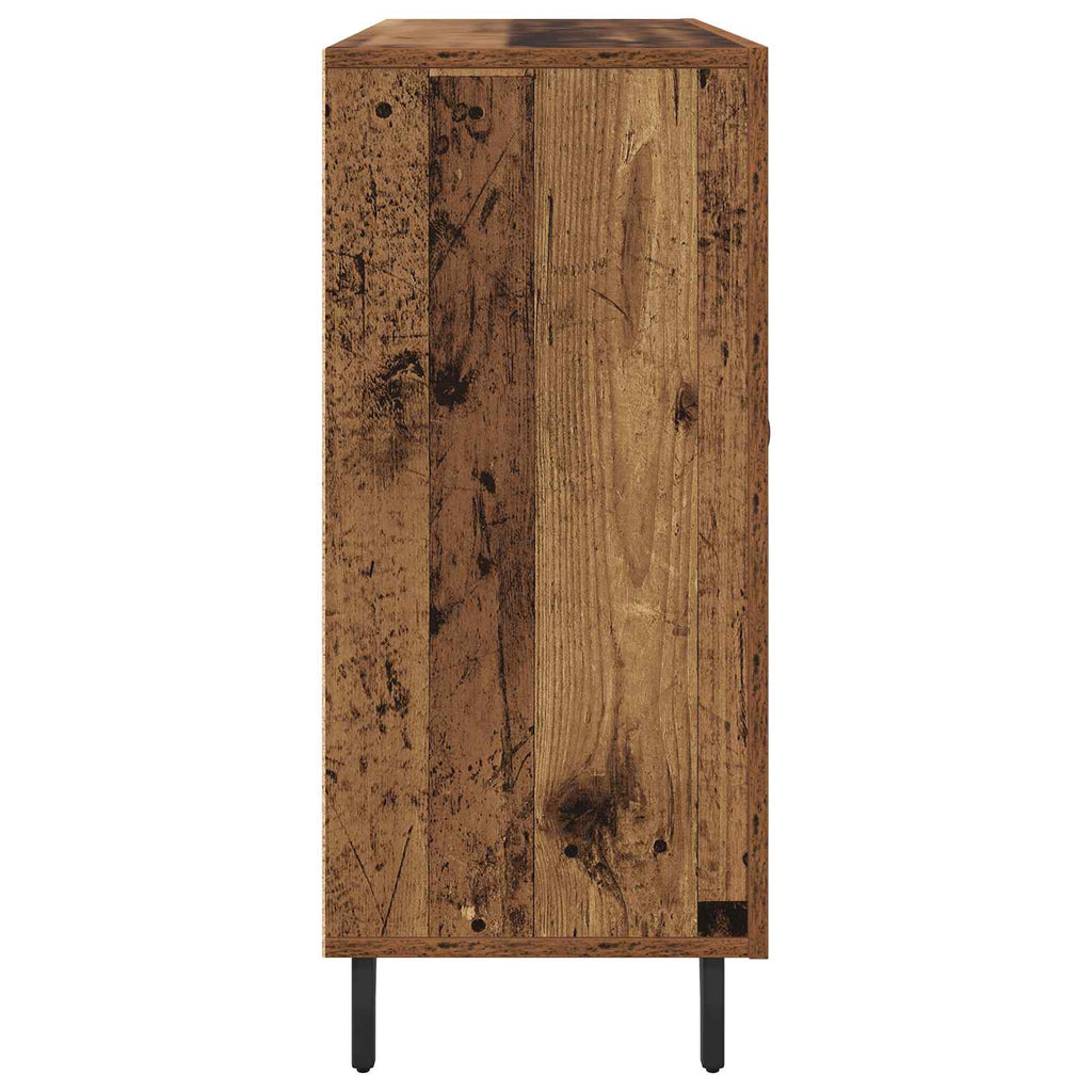 vidaXL Bufet Stare drewno 90 x 34 x 80 cm Materiał drewnopochodny