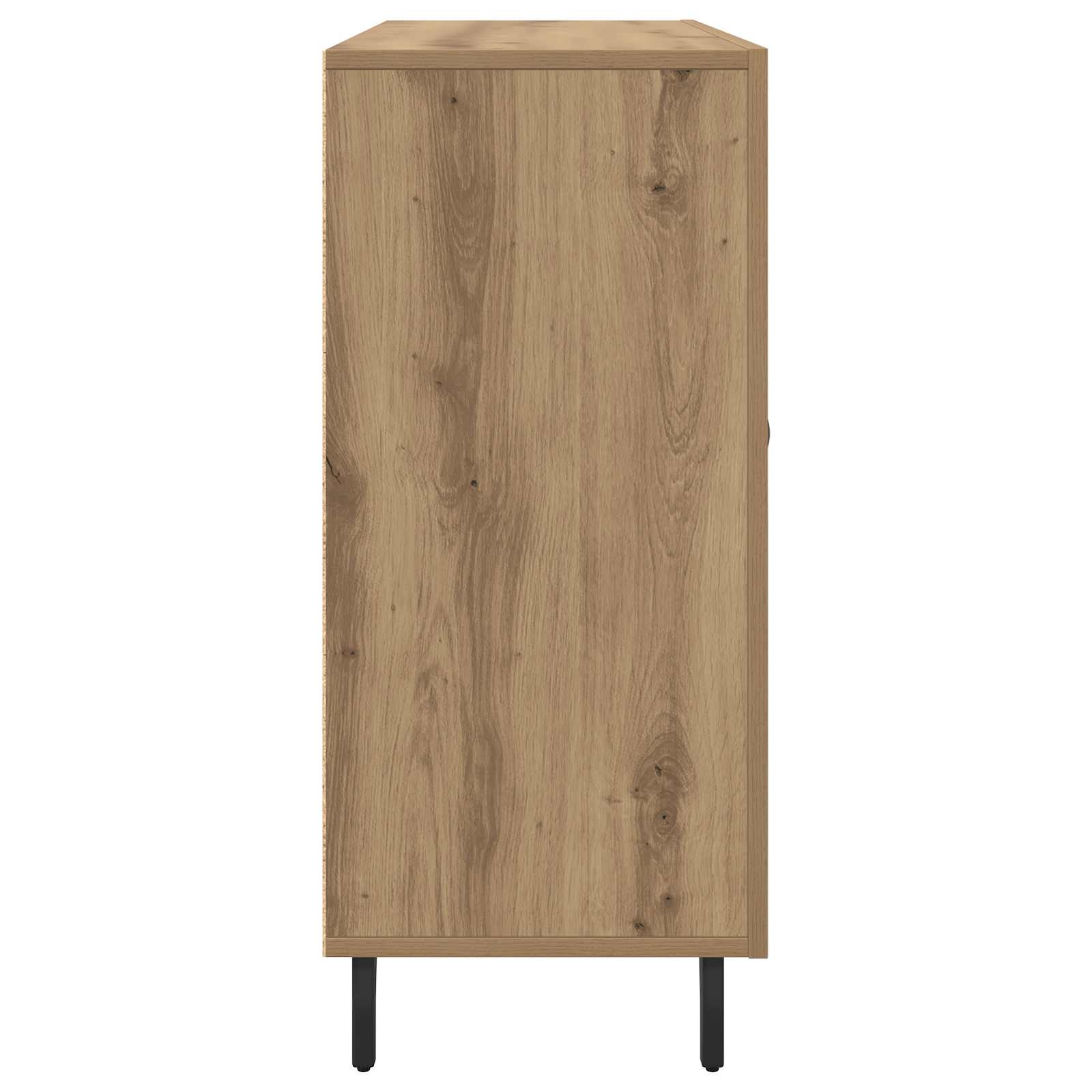 vidaXL Bufet Dąb rzemieślniczy 90 x 34 x 80 cm Materiał drewnopochodny
