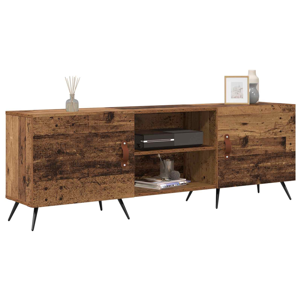 vidaXL Szafka pod telewizor Stare drewno 150 x 30 x 50 cm