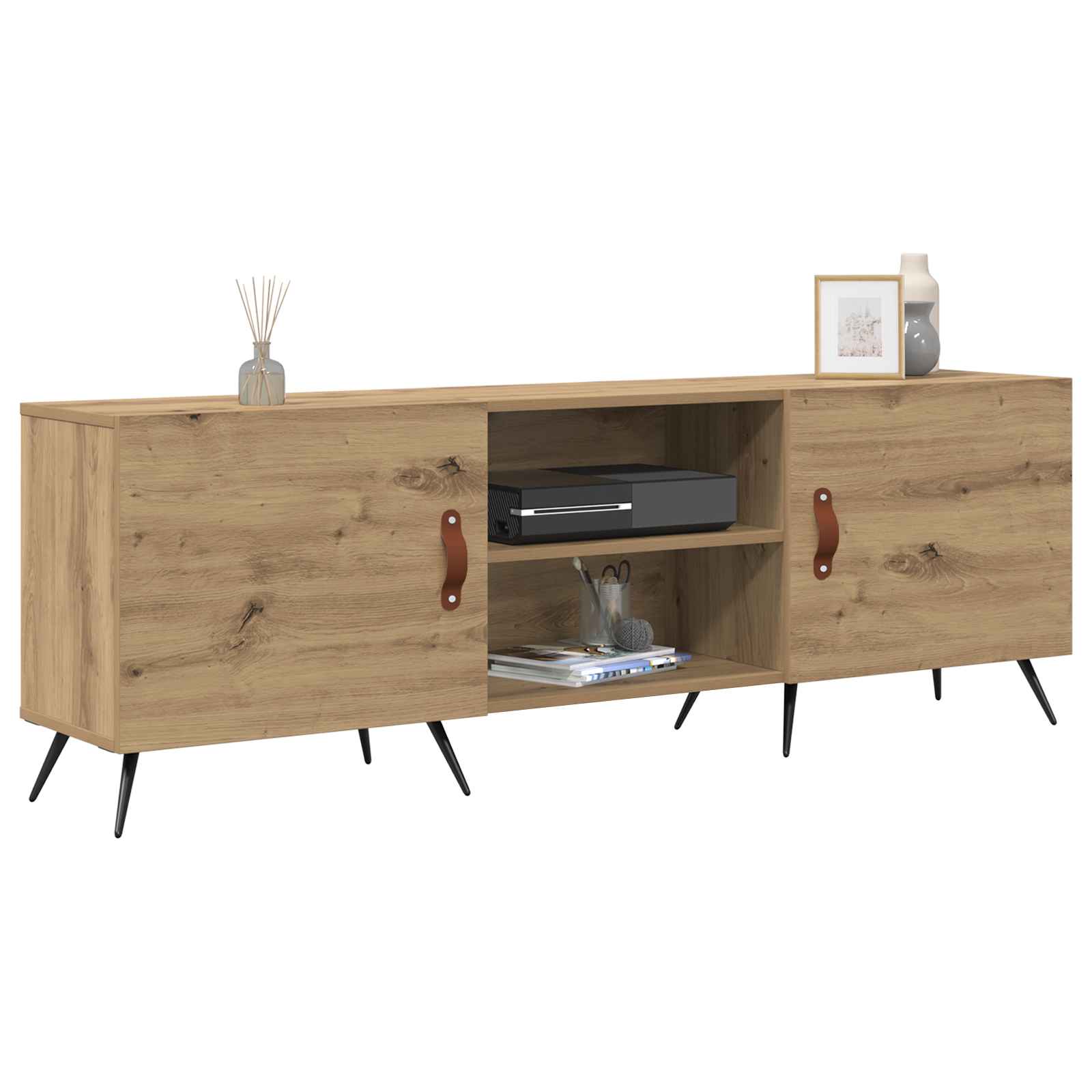 vidaXL Szafka pod telewizor dąb artisan 150 x 30 x 50 cm