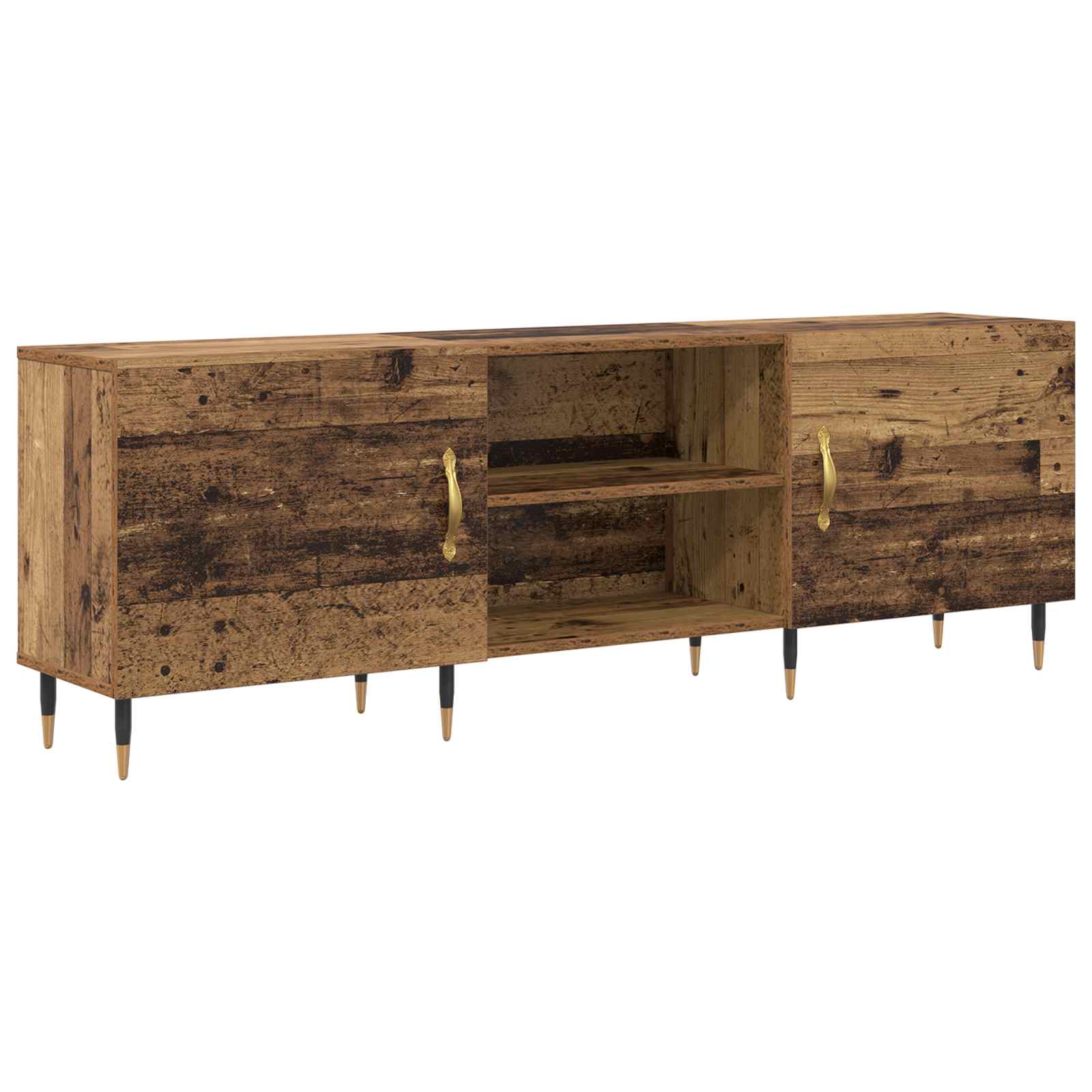 vidaXL Szafka pod telewizor Stare drewno 150 x 30 x 50 cm
