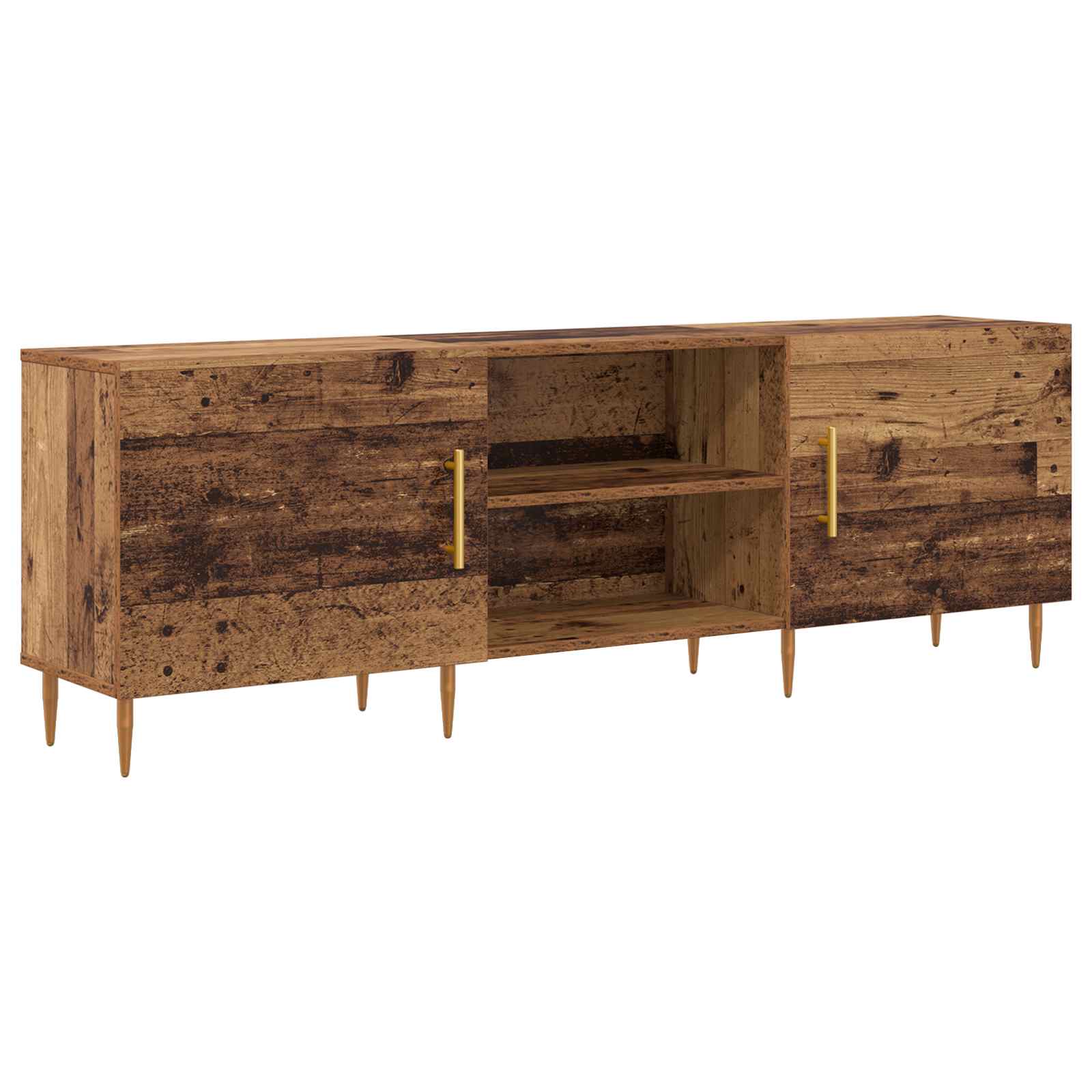 vidaXL Szafka pod telewizor Stare drewno 150 x 30 x 50 cm