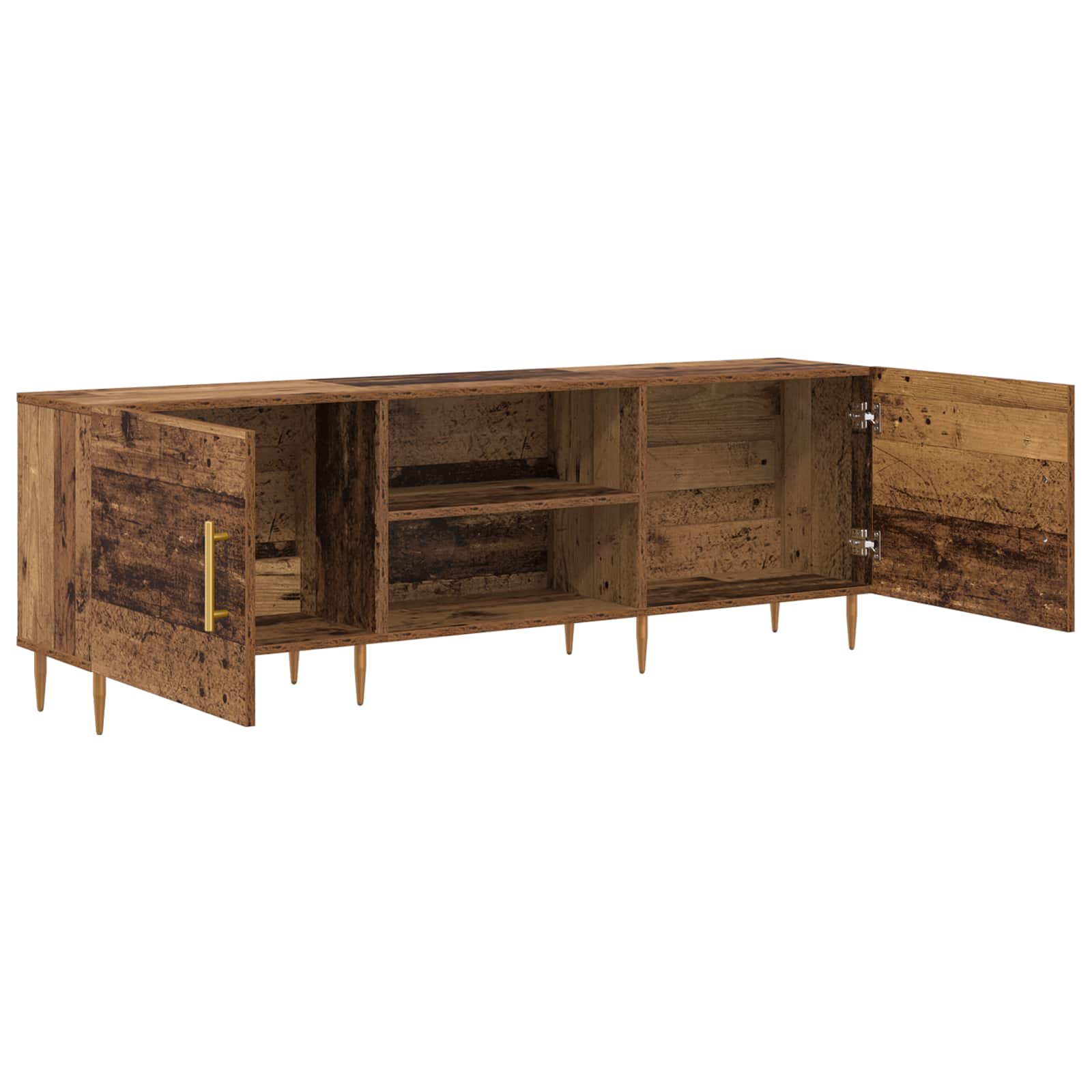 vidaXL Szafka pod telewizor Stare drewno 150 x 30 x 50 cm