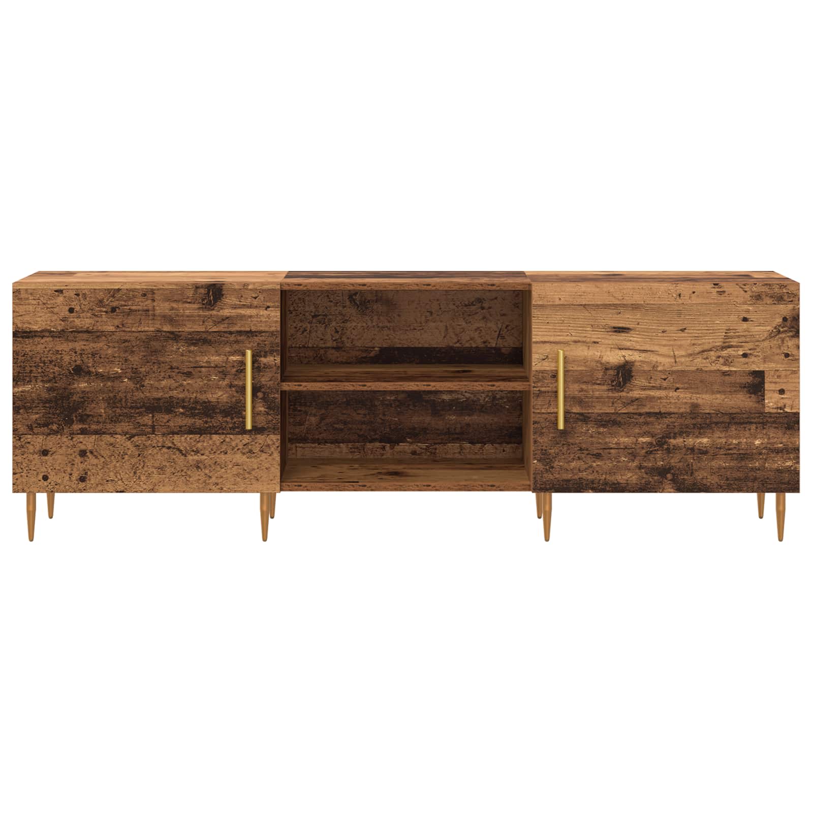 vidaXL Szafka pod telewizor Stare drewno 150 x 30 x 50 cm
