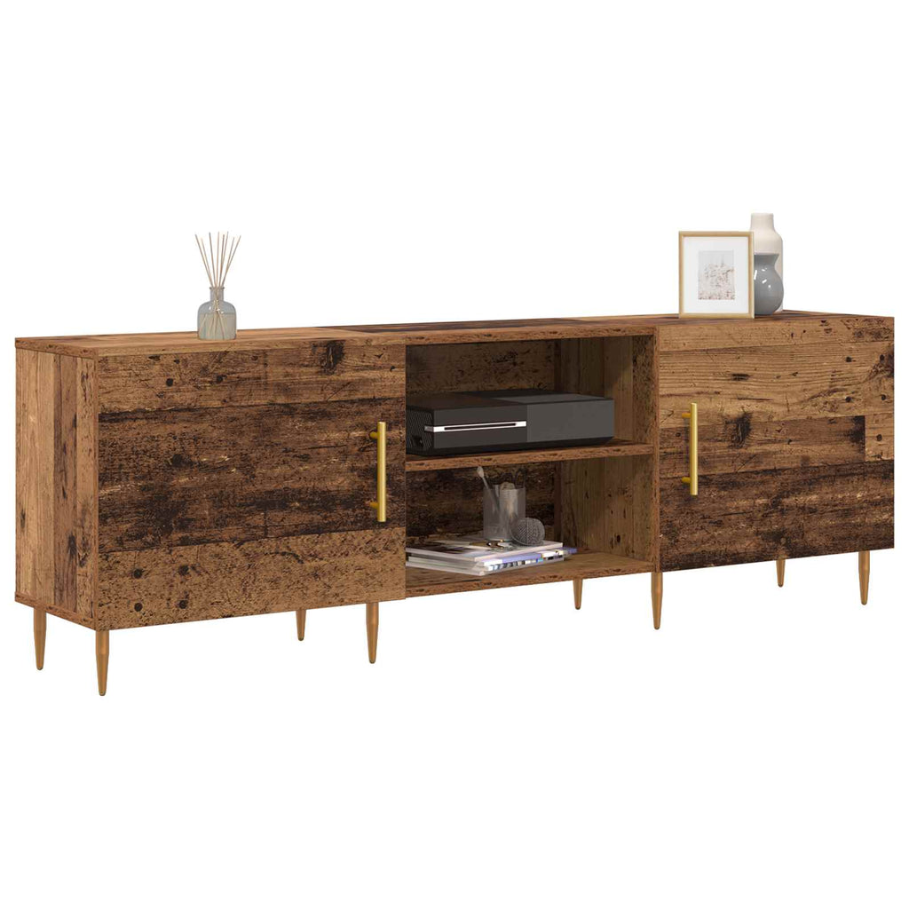 vidaXL Szafka pod telewizor Stare drewno 150 x 30 x 50 cm