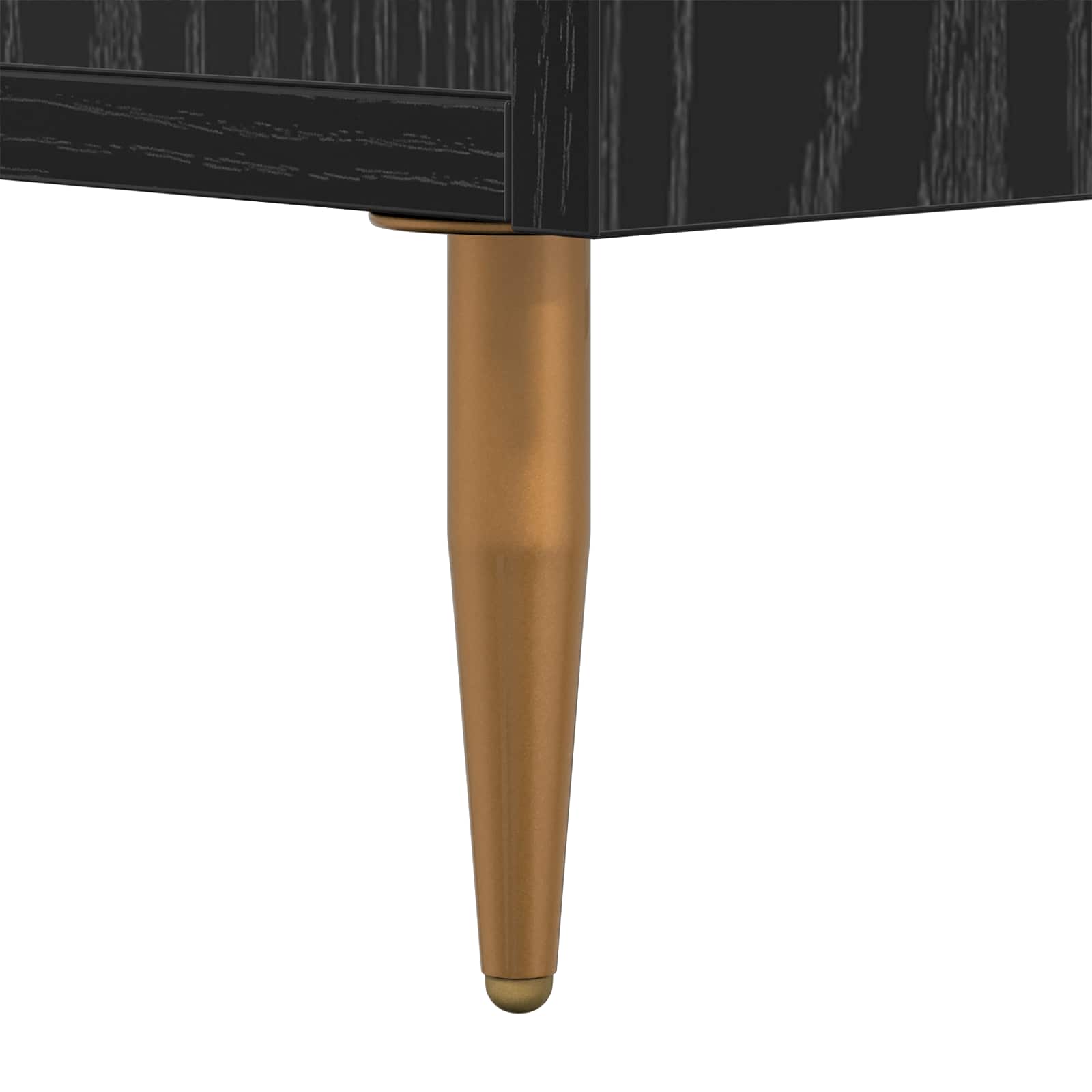 vidaXL Szafka pod telewizor Czarny dąb 150 x 30 x 50 cm