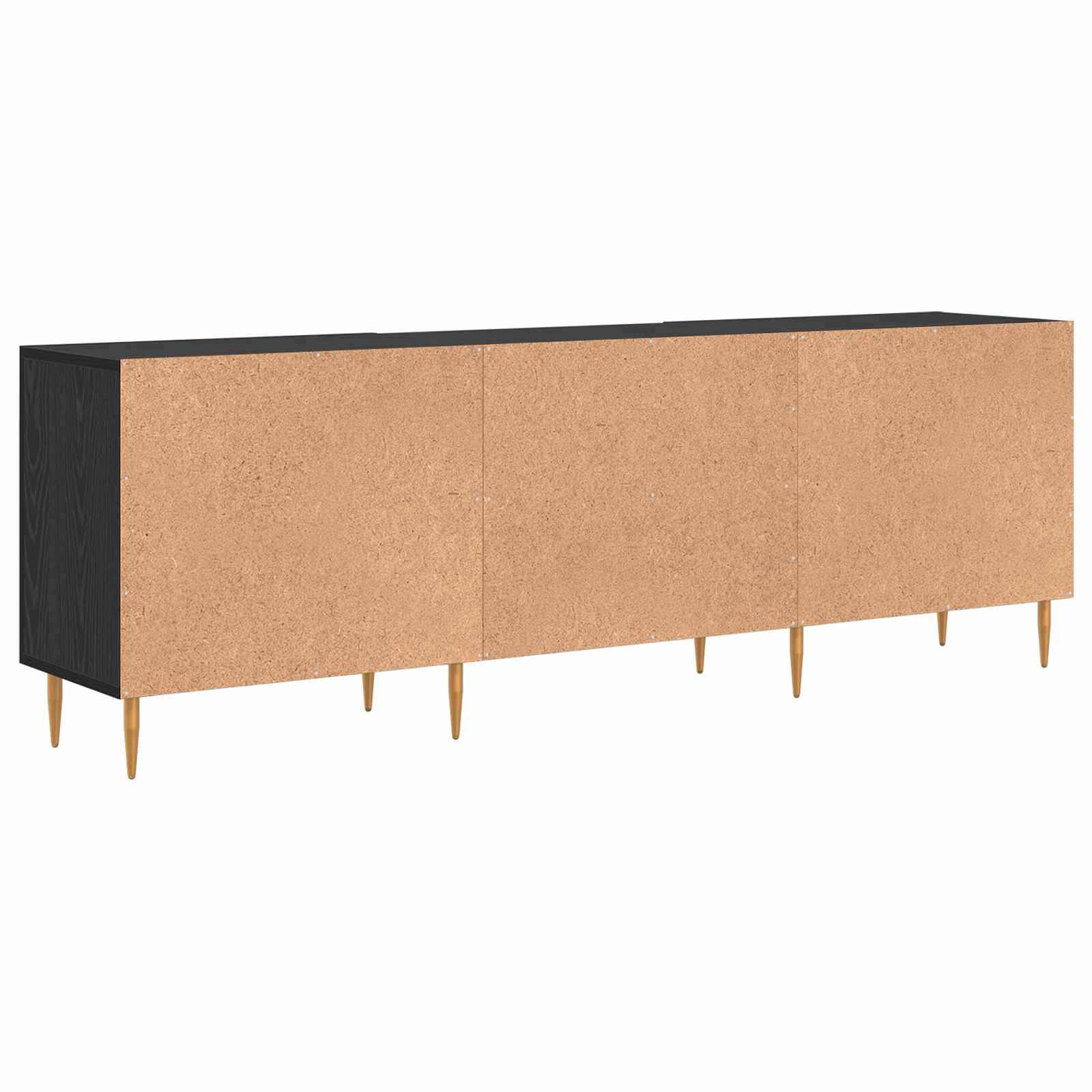 vidaXL Szafka pod telewizor Czarny dąb 150 x 30 x 50 cm