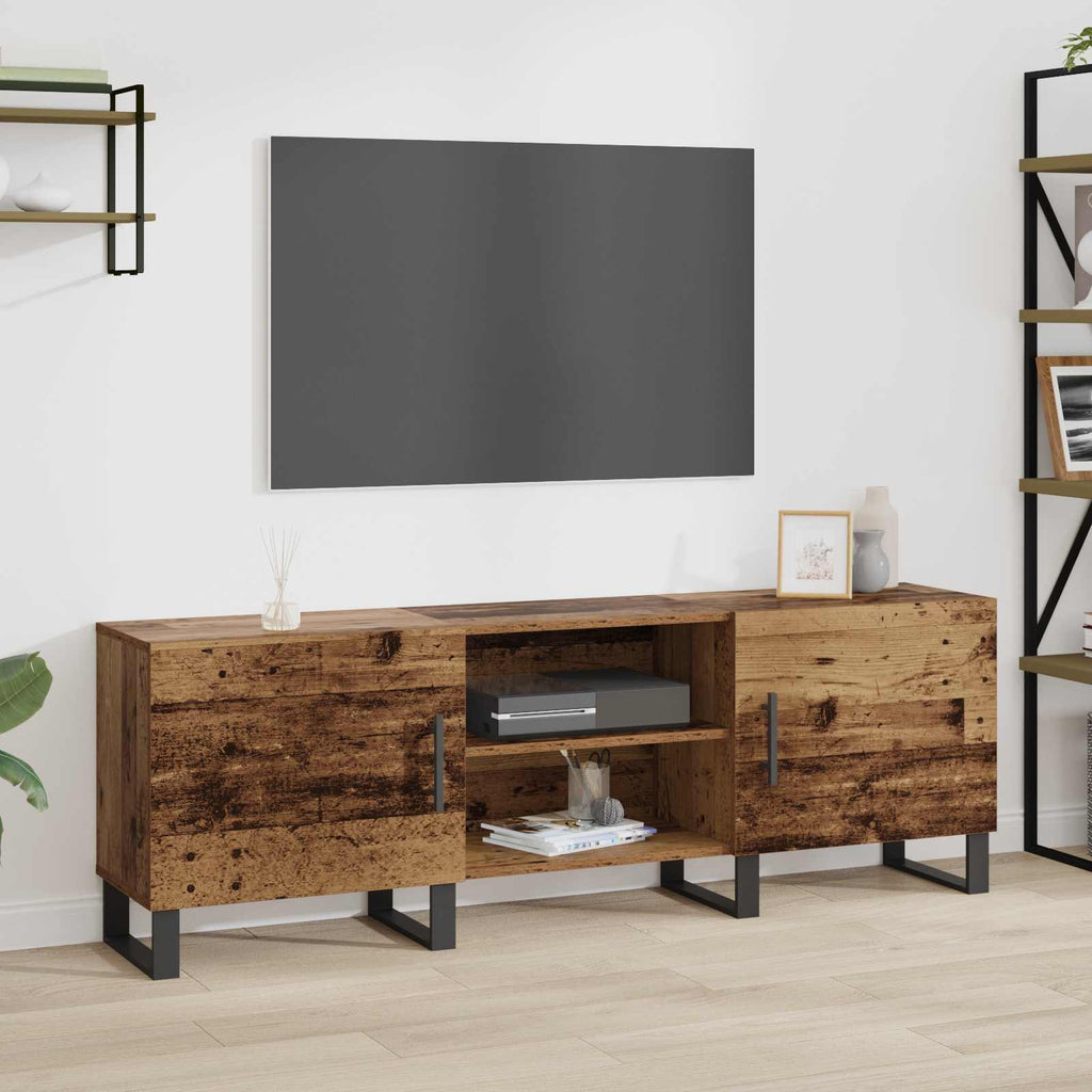 vidaXL Szafka pod telewizor Stare drewno 150 x 30 x 50 cm
