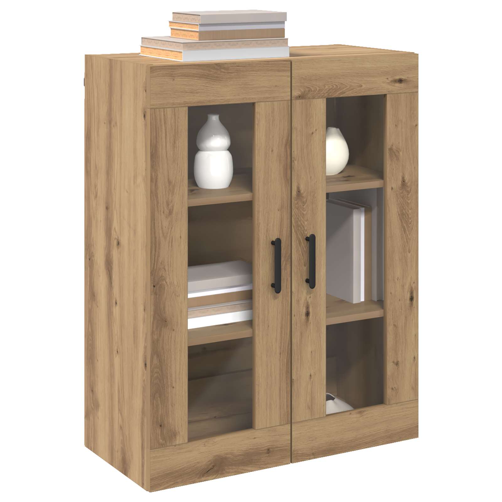 vidaXL Bufet Dąb rzemieślniczy 69,5 x 34 x 90 cm Drewno inżynieryjne