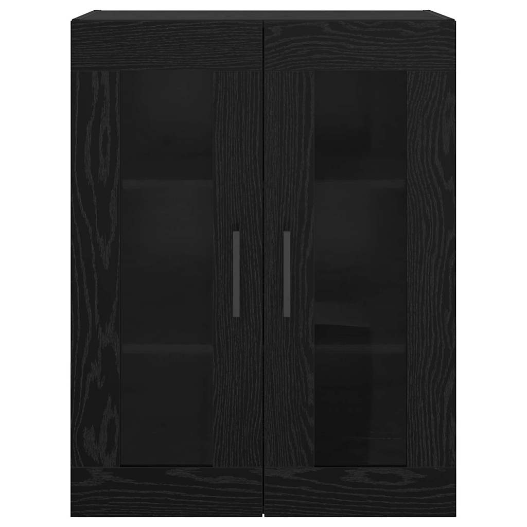 vidaXL Szafka wisząca Czarny dąb 69.5 x 34 x 90 cm