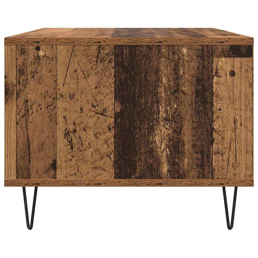 vidaXL Stolik kawowy Stare drewno 60 x 50 x 40 cm