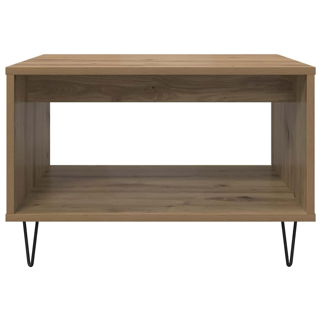 vidaXL Stolik kawowy dąb artisan 60 x 50 x 40 cm