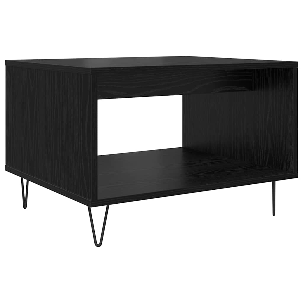 vidaXL Stolik kawowy Czarny dąb 60 x 50 x 40 cm