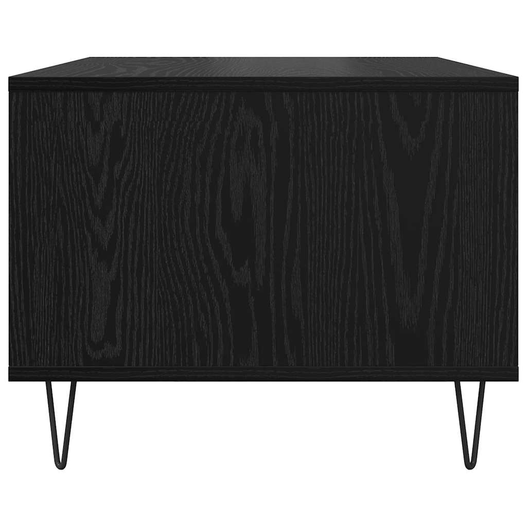 vidaXL Stolik kawowy Czarny dąb 60 x 50 x 40 cm