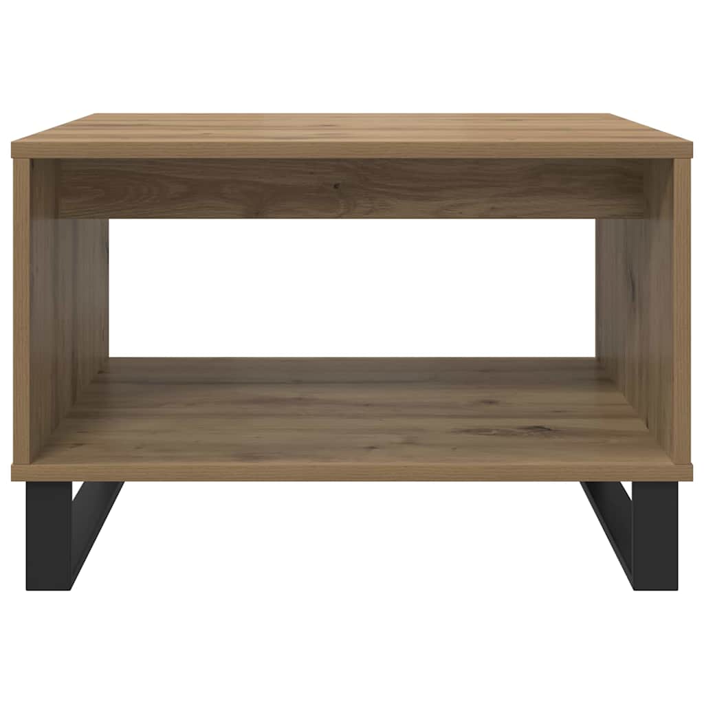 vidaXL Stolik kawowy dąb artisan 60 x 50 x 40 cm