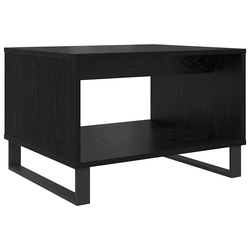 vidaXL Stolik kawowy Czarny dąb 60 x 50 x 40 cm
