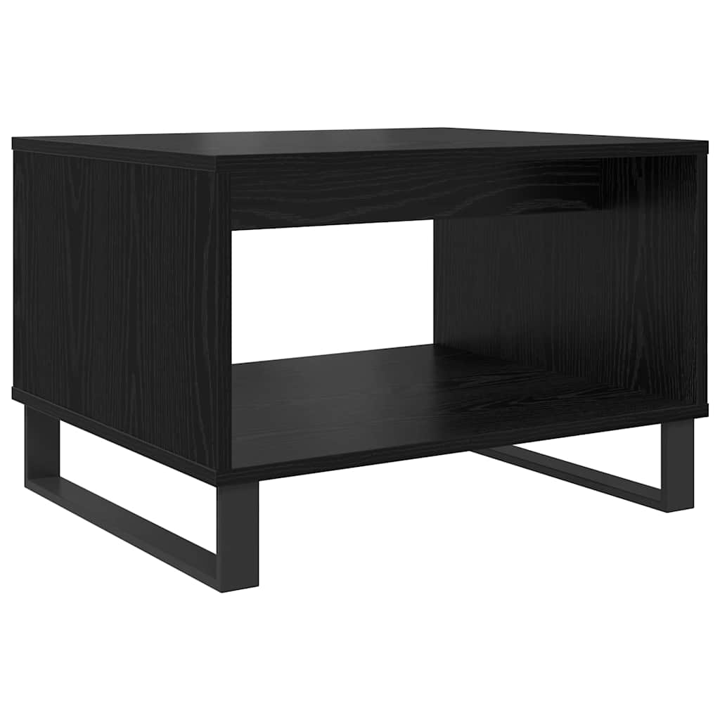 vidaXL Stolik kawowy Czarny dąb 60 x 50 x 40 cm
