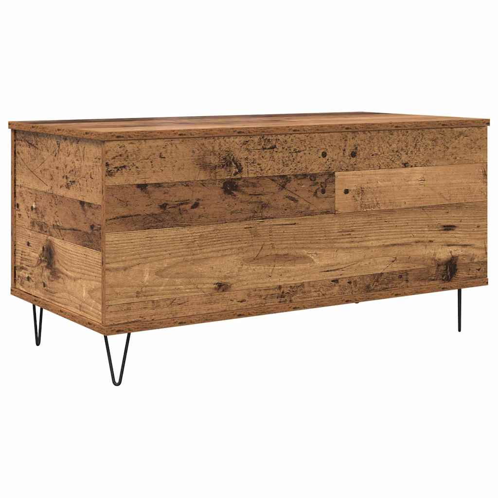 vidaXL Stolik kawowy Stare drewno 90 x 44.5 x 45 cm