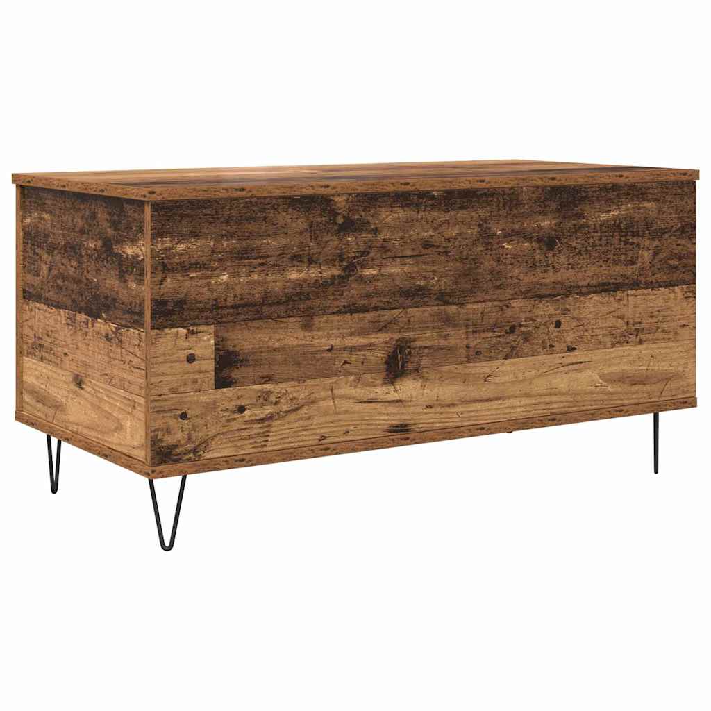 vidaXL Stolik kawowy Stare drewno 90 x 44.5 x 45 cm