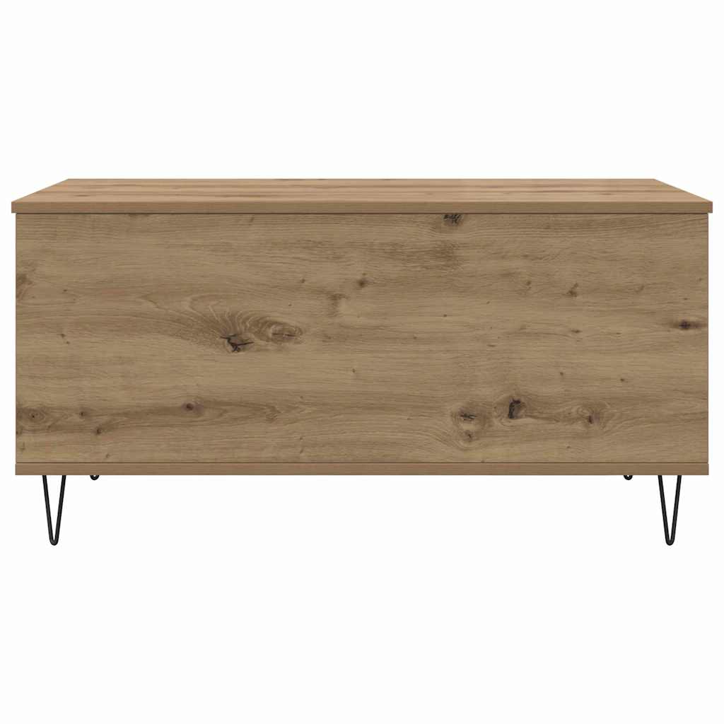vidaXL Stolik kawowy dąb artisan 90 x 44.5 x 45 cm